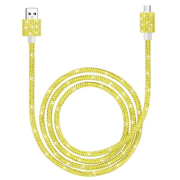 USB C Cable 3A USB to USB C Fast Charging, Lemon Yellow - Picture 1 of 6